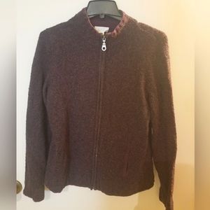 Christopher & Banks Zip Up Sweater